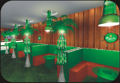 嘉士伯终端系列展示